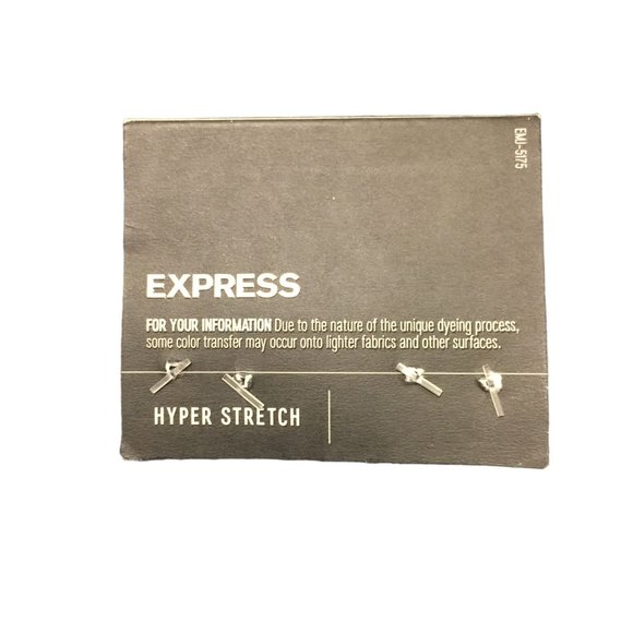 EXPRESS Men's 36x32 Slim Hyper Stretch Dusty Cornflower Jeans - Picture 4 of 5